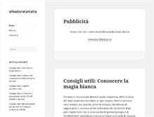 Tablet Screenshot of albadorataitalia.com